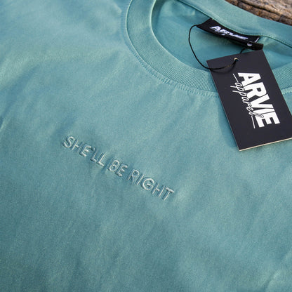 She'll Be Right Unisex T-Shirt - Gum Leaf