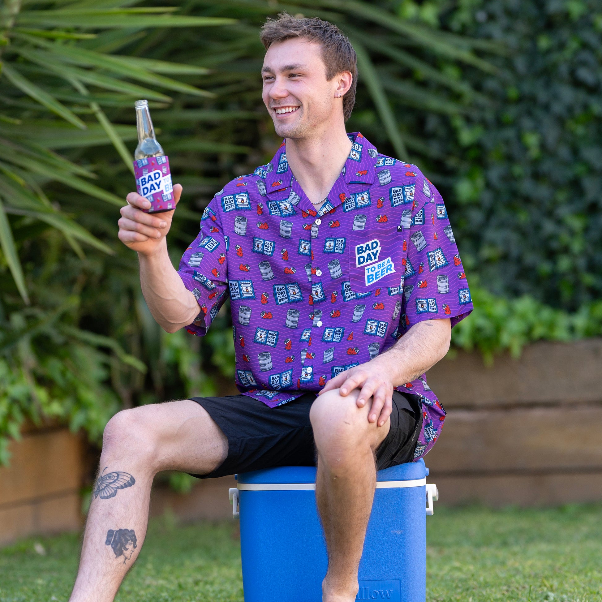 Bad Day To Be A Beer_Hawaiian Party Shirt_Front