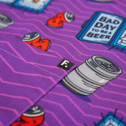 Bad Day To Be A Beer_Hawaiian Party Shirt_Pocket Tag