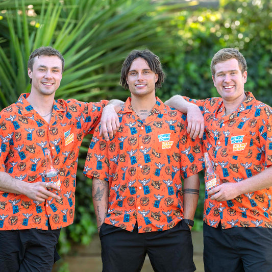 Howdy Howdy Lets Get Rowdy_Hawaiian Party Shirt_Trio