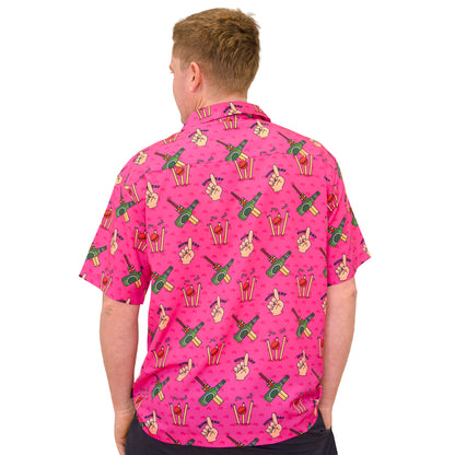Howzat Aussie Cricket Shirt - Pink