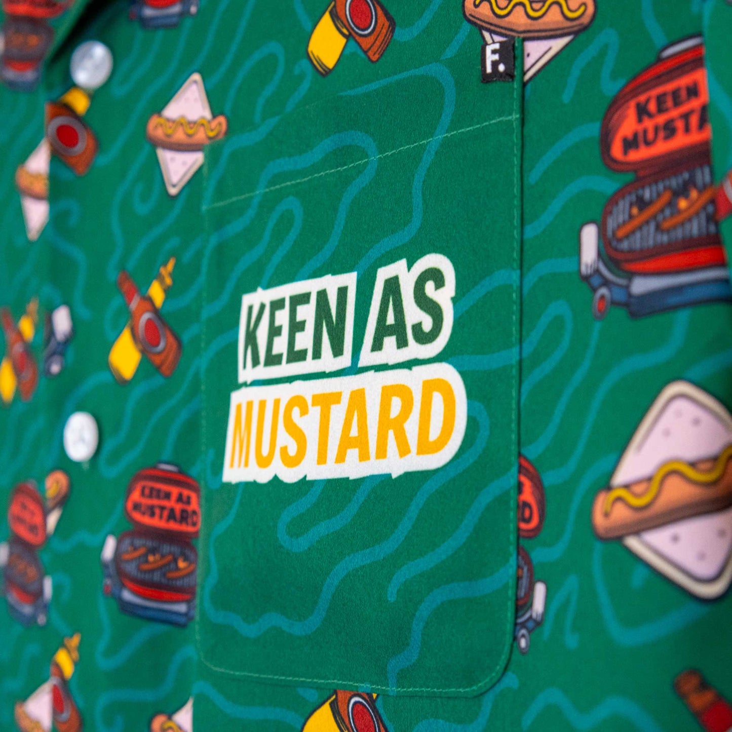 Keen As Mustard_Hawaiian Party Shirt_Pocket