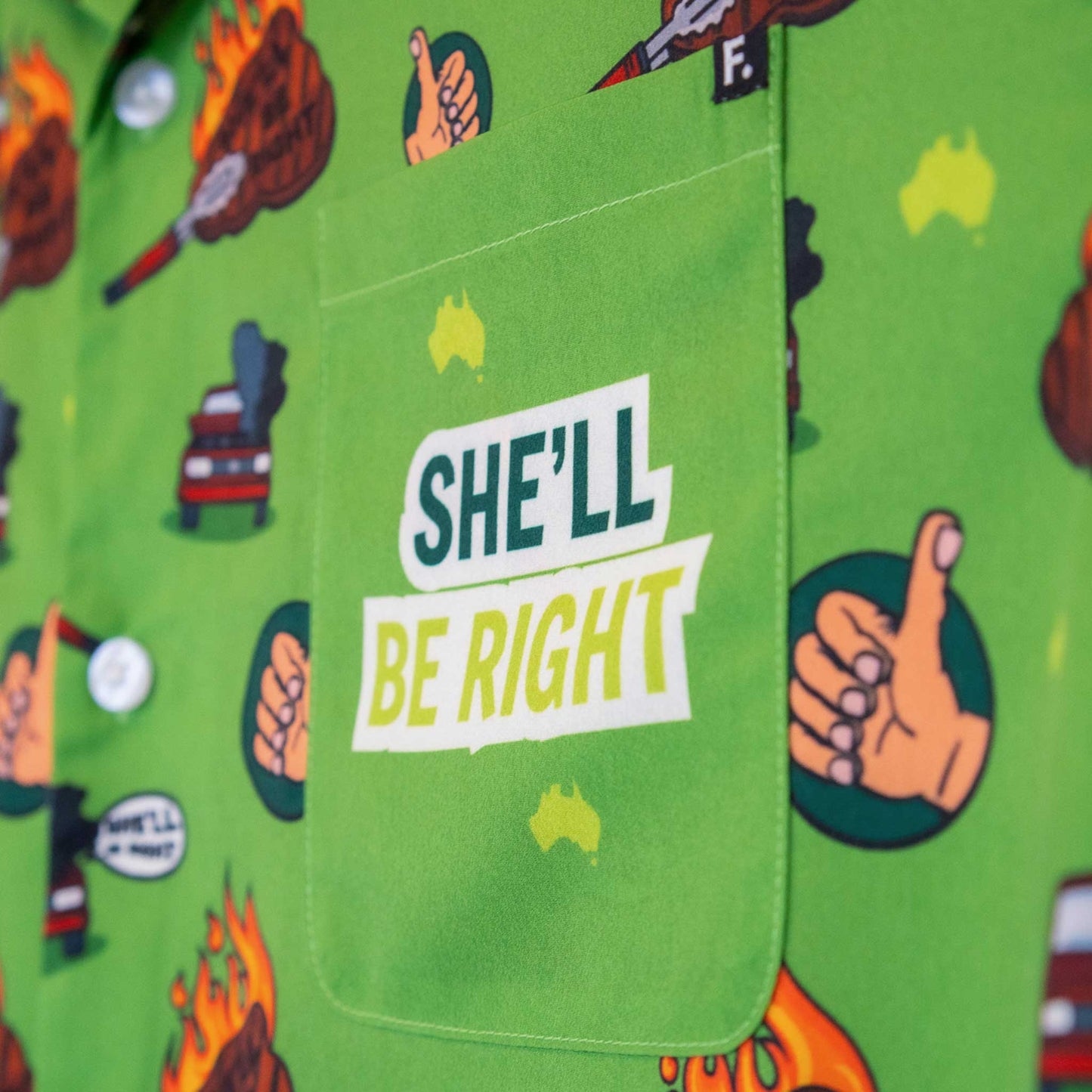 She'll Be Right_Hawaiian Party Shirt_Pocket