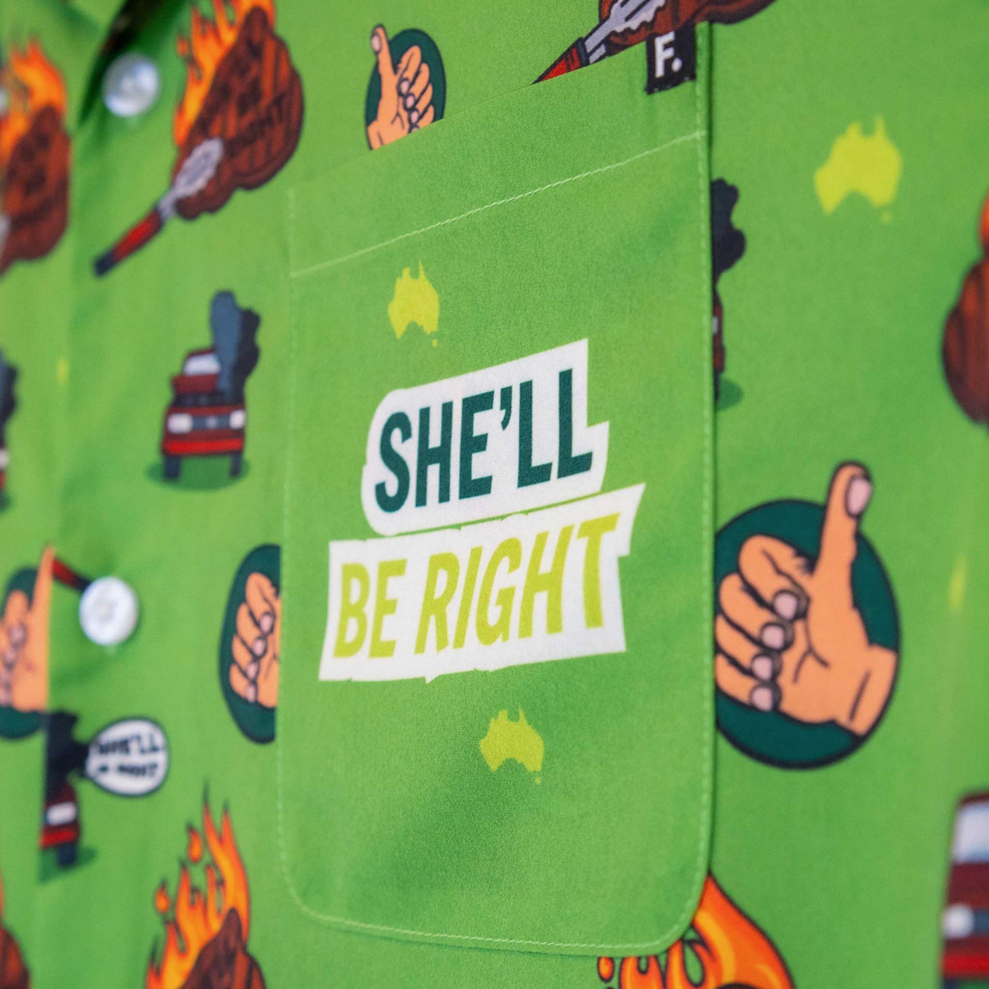 She'll Be Right_Hawaiian Party Shirt_Pocket