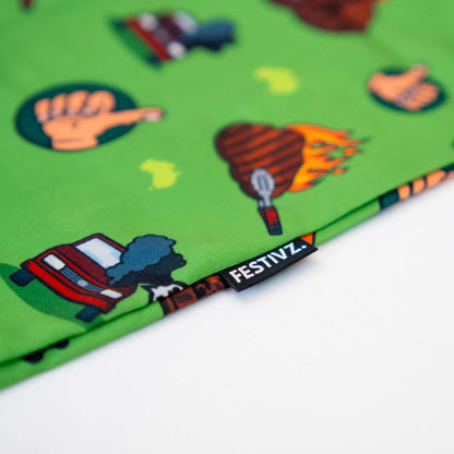 She'll Be Right_Hawaiian Party Shirt_Side Tag